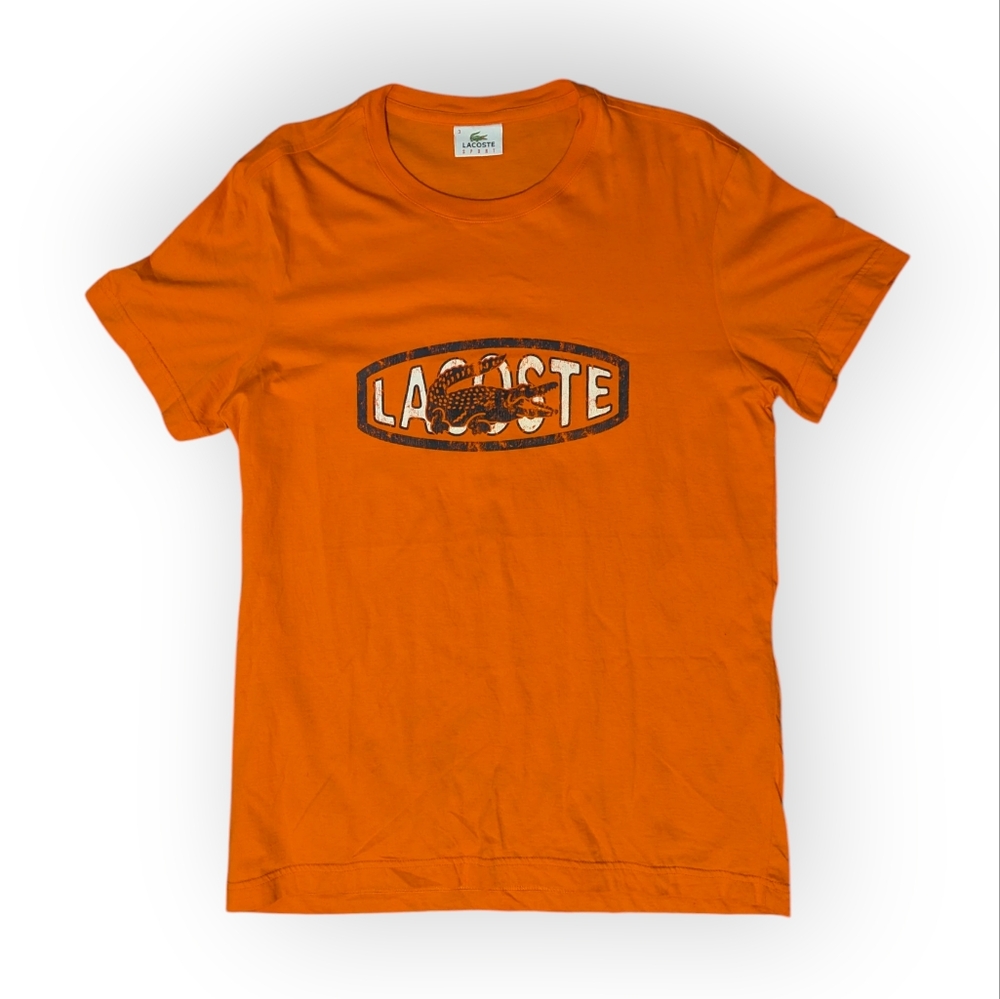 Lacoste Sport Women's Orange Tee T-shirt M